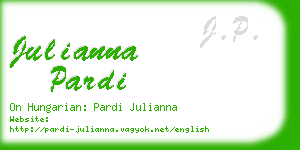 julianna pardi business card